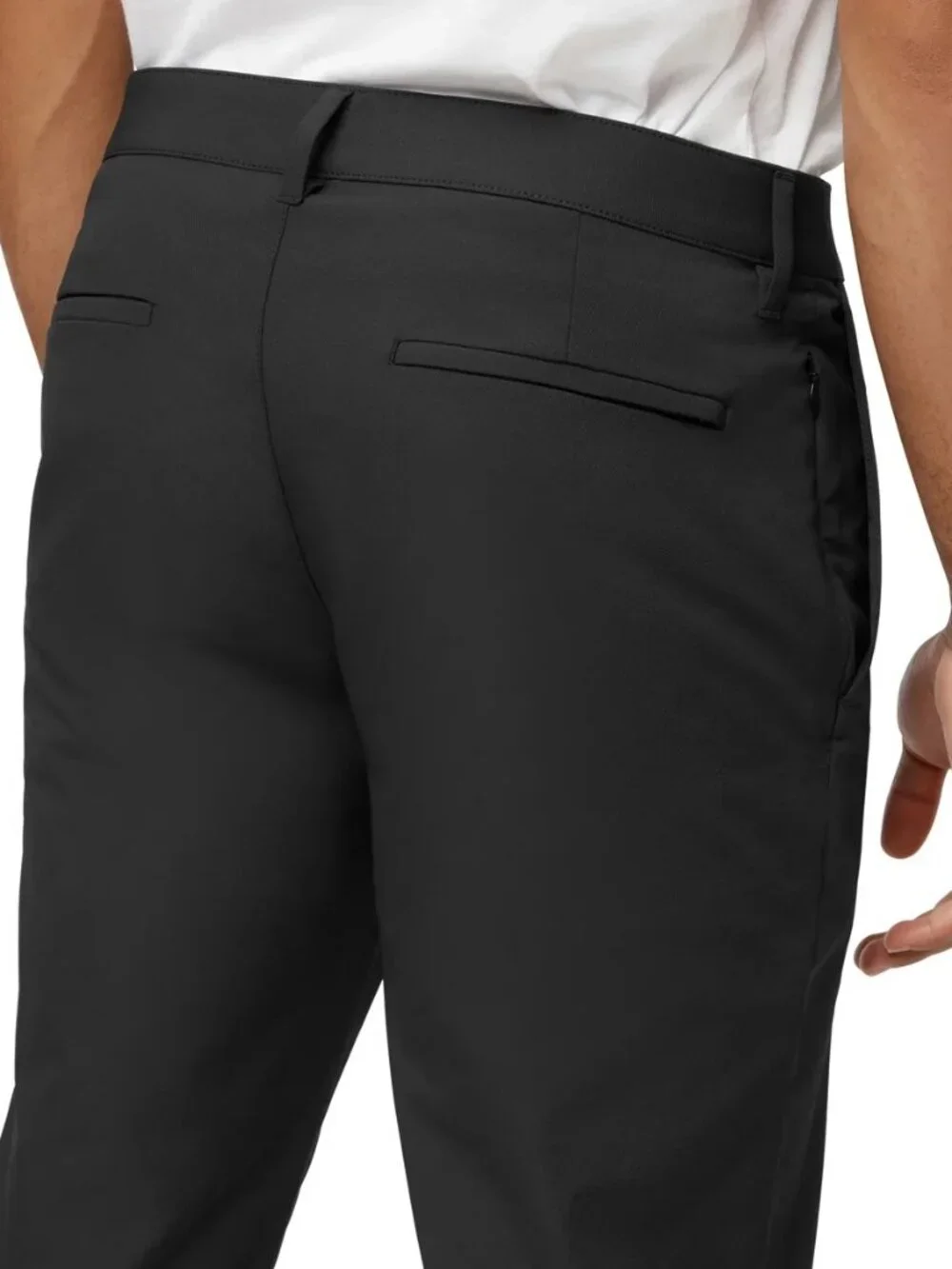 Banana Republic Men's Flat Front Pants Black, Size 40x32 (New)
